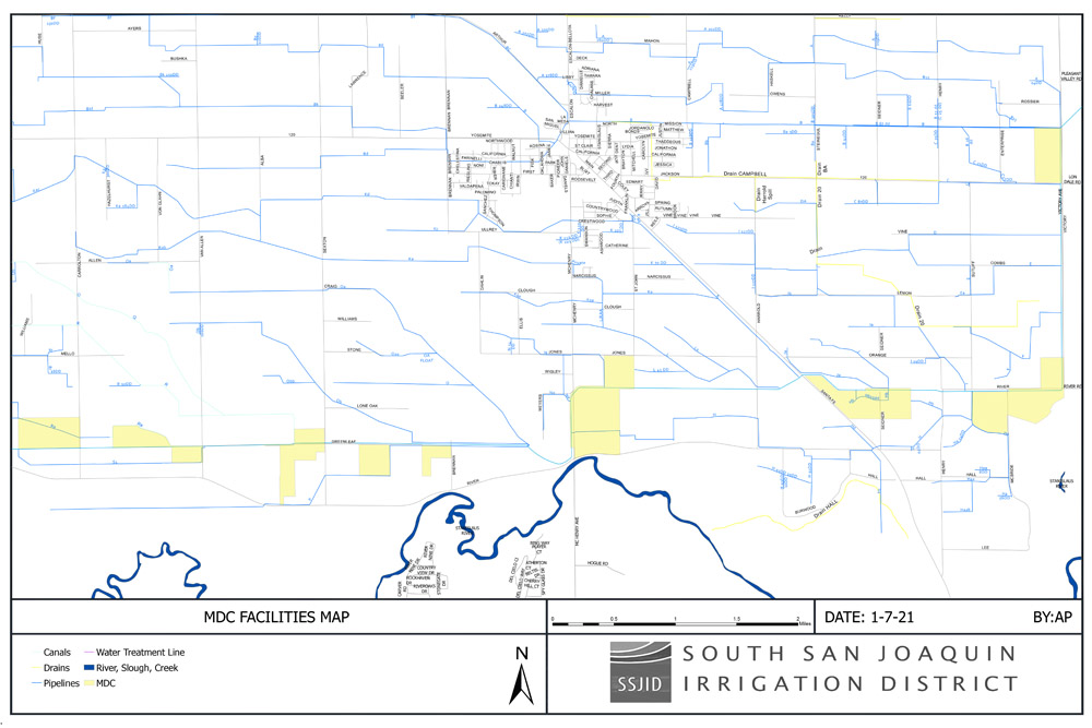 MDC facilities map