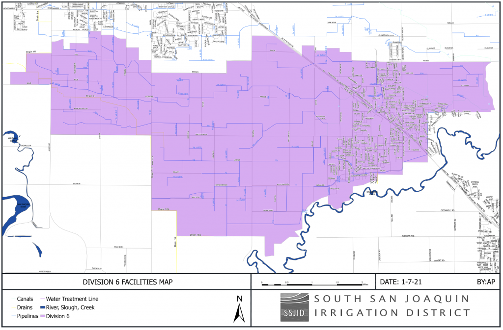 S San Joaquin Irrigation District map